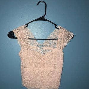 Blush Floral Crop Top